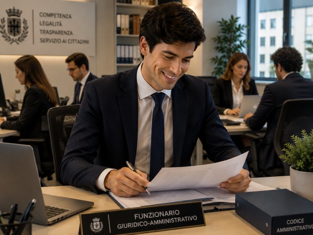 Concorso Funzionario Giuridico-Amministrativo